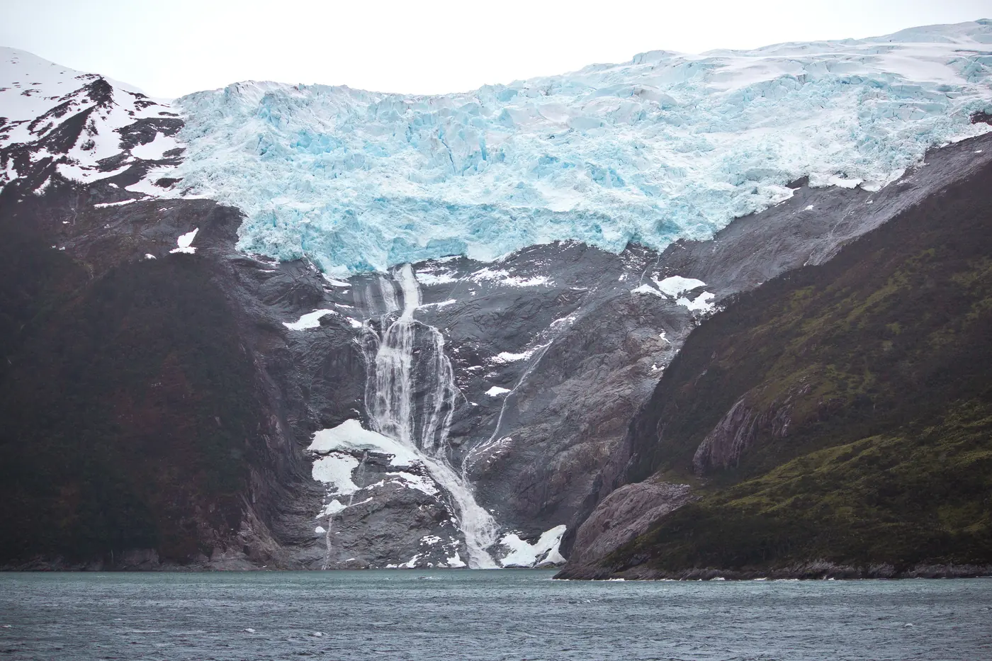 Glaciares en la ruta Australis desde Ushuaia