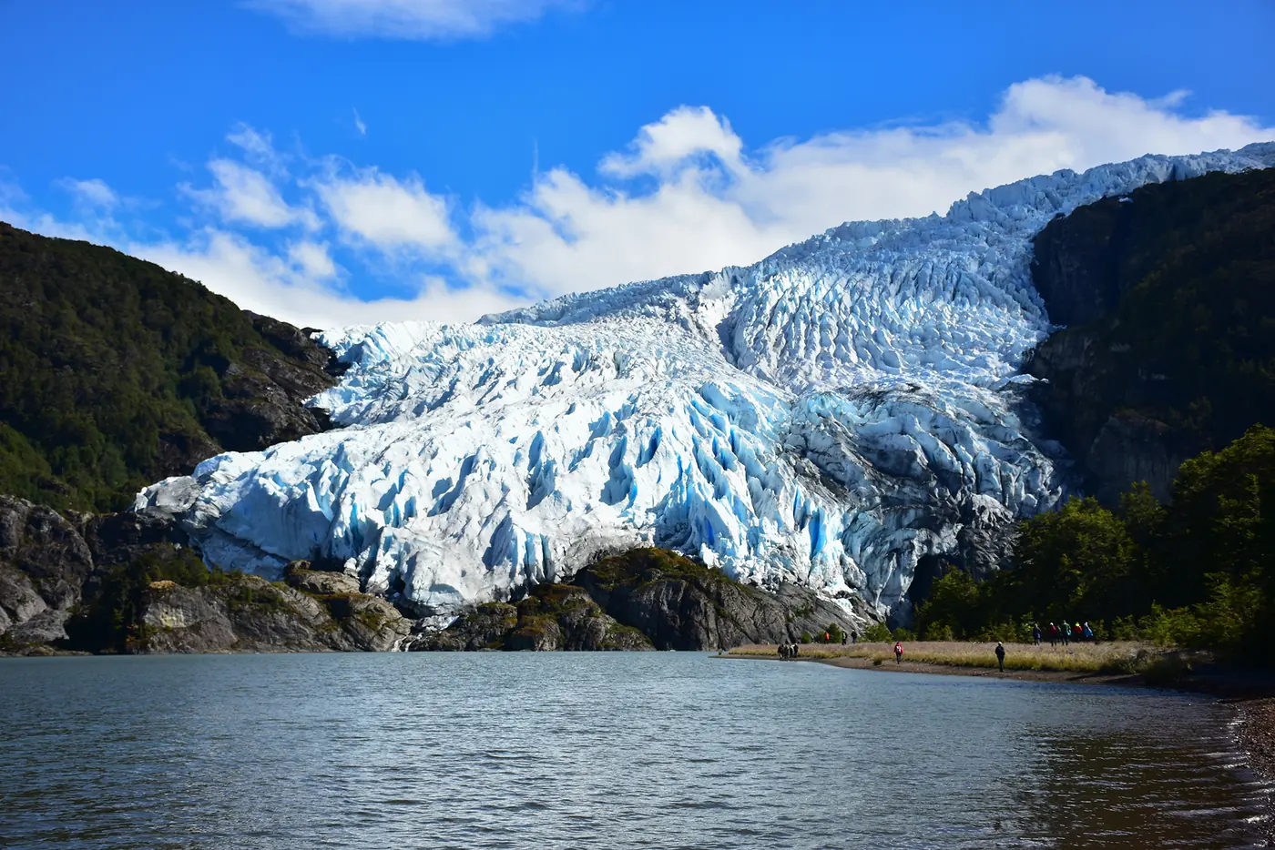 Glaciar P&iacute;a en la ruta Australis desde Punta Arenas
